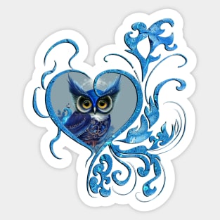 The Most Elegant Birds of Prey the beautiful Fantasy Owl Sticker